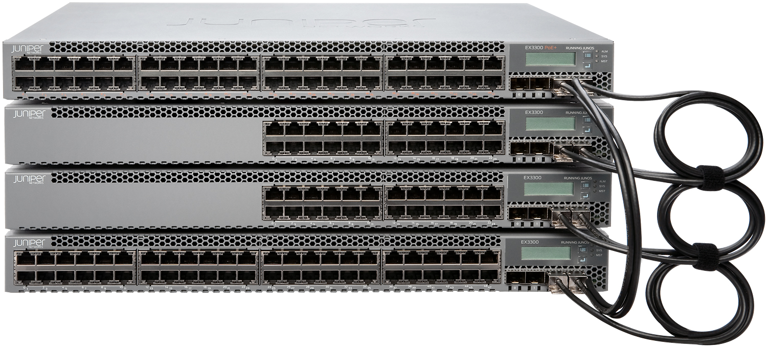 Juniper ex3300-virtual-chassis