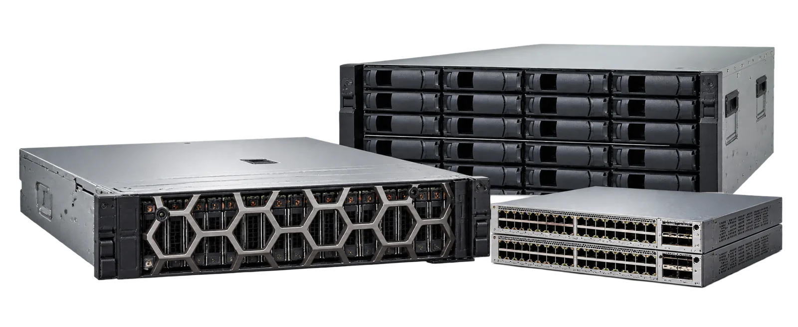 Servidores, almacenamiento y networking enterprise reacondicionado