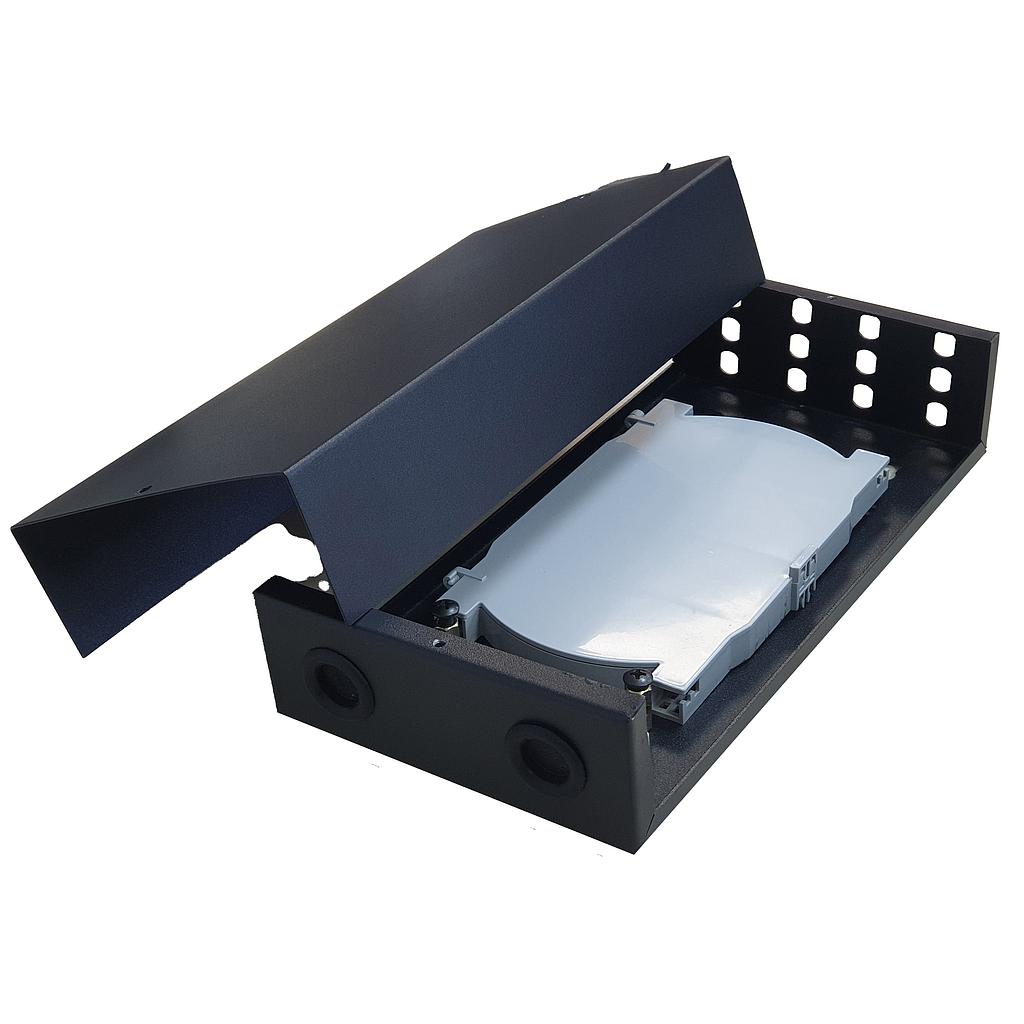 Cajas superficie F.O. para 12 conectores ST simplex metal