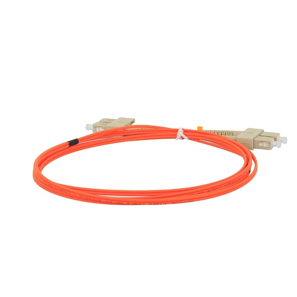 Patchcord Duplex  MM 62.5/125 SC/PC-SC/PC Orange 3mm 2Mt