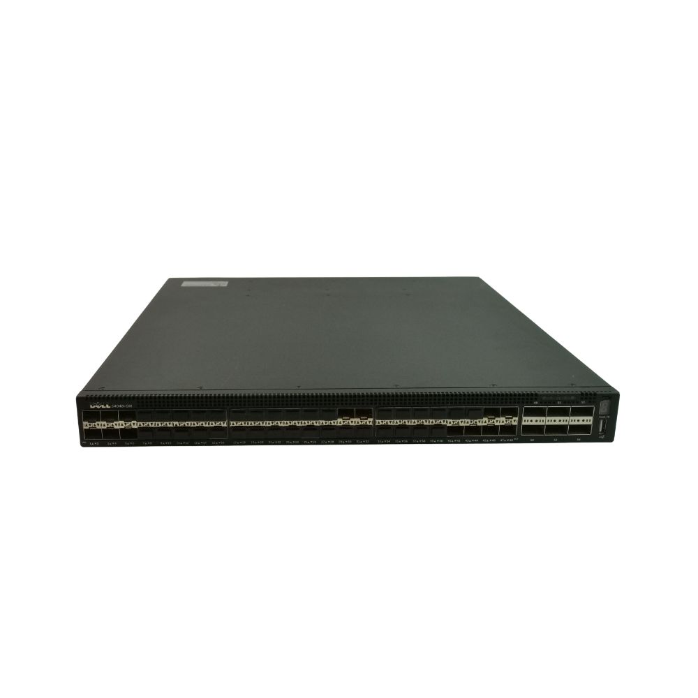 Dell EMC Networking S4048-ON, 48x 10GbE SFP+; 6x 40GbE QSFP+; 2x AC PSU; 3x Fans; PSU to I/O Panel Airflow (Reverse Airflow) Switch