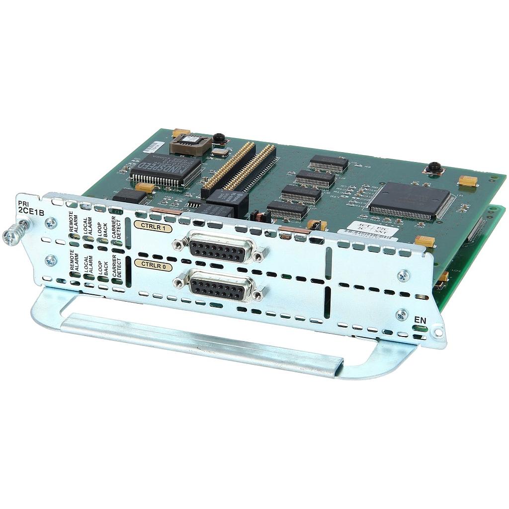 Cisco 2-Port Channelized E1/ISDN-PRI Balanced Network Module