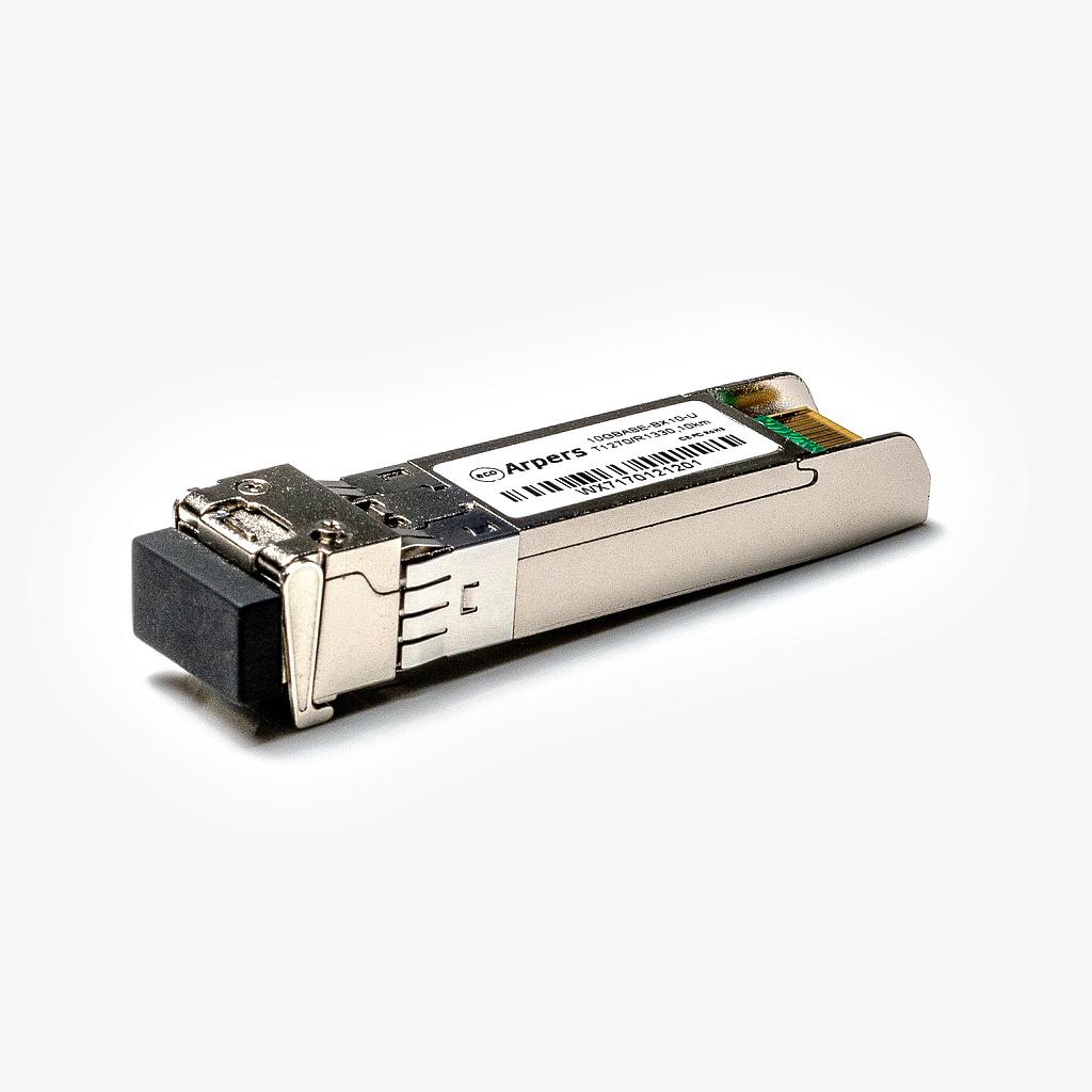 Arpers 10GBASE-BX10-U SFP+, Bidirectional, 1270nm Tx / 1330nm Rx, SMF, 10Km, Simplex LC, DOM compatible with Extreme Networks