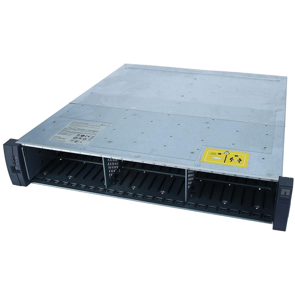NetApp DS2246  24SFF CTO 2U; Two I/O modules (IOM6); Two Power supplies with integrated fans