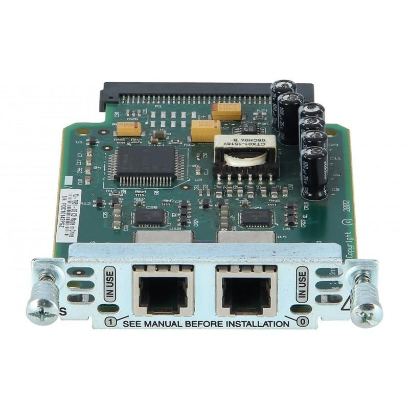 Cisco 2-port voice interface card—FXS