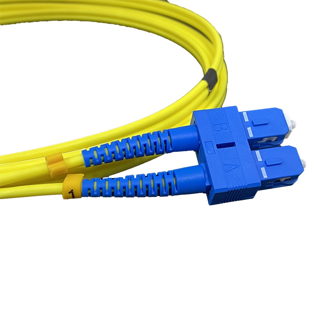 Latiguillo F.O. duplex, OS2 Multimodo 9/125 μm SC-UPC / SC-UPC