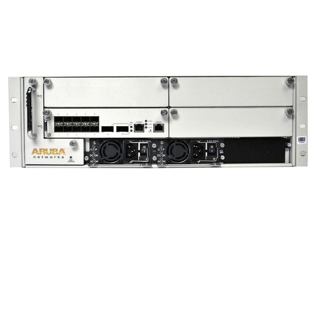Aruba 6000 Base System, Standard Power, Unrestricted regulatory domain with Dual PSU