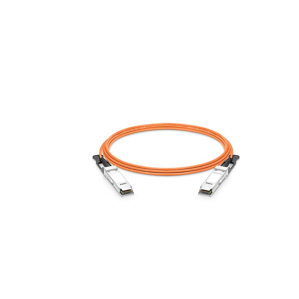 Arpers 100G QSFP28, 15m, Active Optical Cable (AOC) QSFP28 to QSFP28 compatible with Mellanox