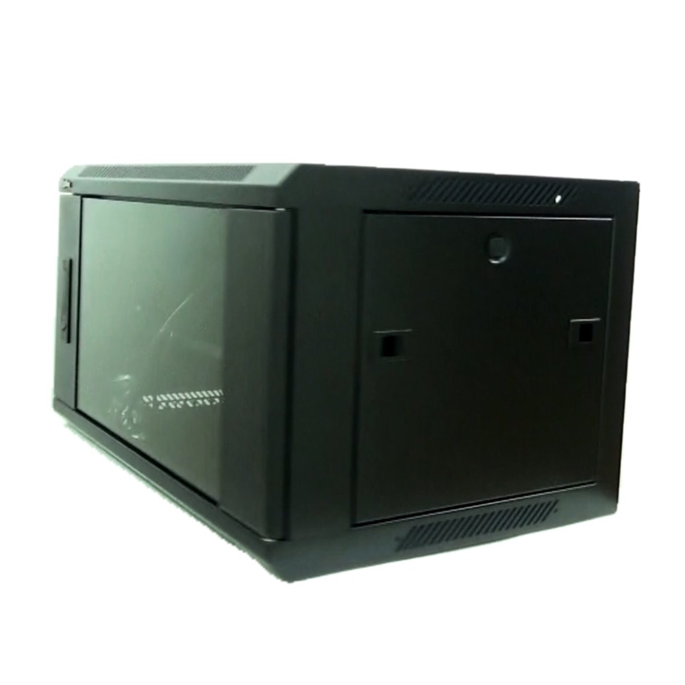 Armario Rack Mural 19" Serie GLOBAL 1 cuerpo 6U, fondo 450 mm, con accesorios