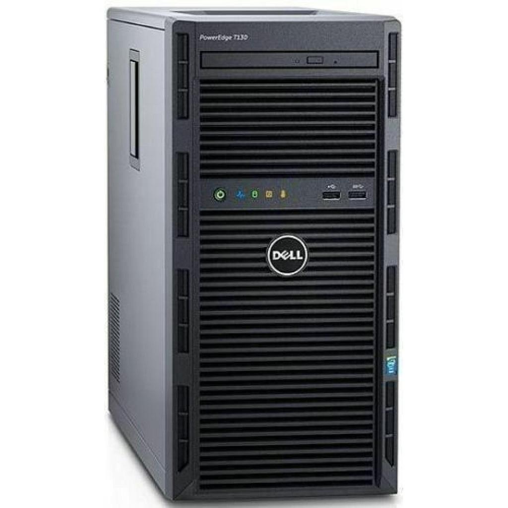 Dell PowerEdge T130, 4LFF (wired HDDs) Drive Bays, 1-Socket CTO Mini Tower Server