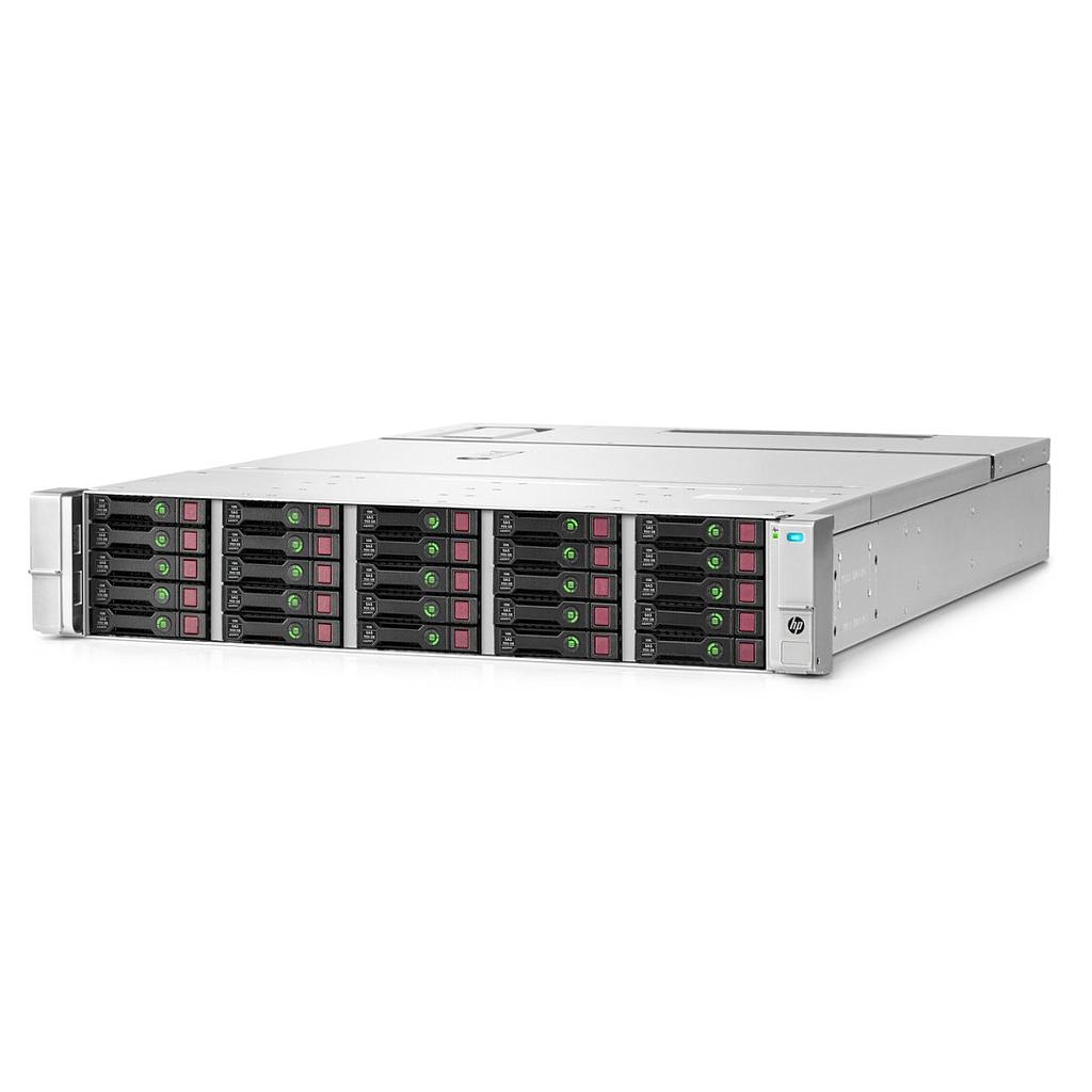 HP D3700 25SFF 2U Storage Enclosure (2x 511777-001 power supplies 460W & 2x 700517-001 fan modules & 2x 700521-001 12Gb SAS I/O Modules)