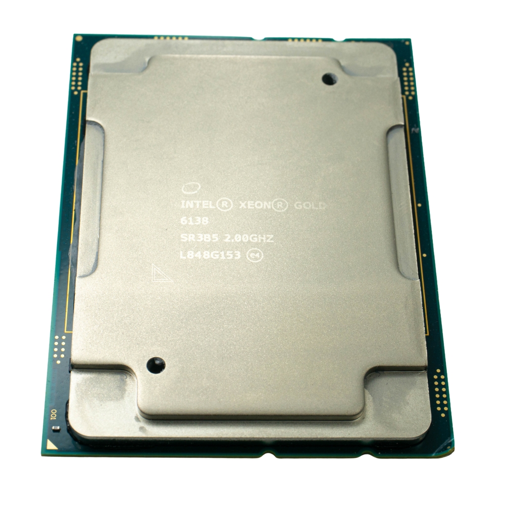 Intel Xeon Gold 6138 20-Cores 27.5MB Cache 2,0GHz 125W TDP