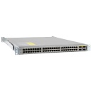 Cisco Nexus 3064-T, 48 10GBase-T and 4 QSFP+ ports, choice of airflow and power supply, Lan Base