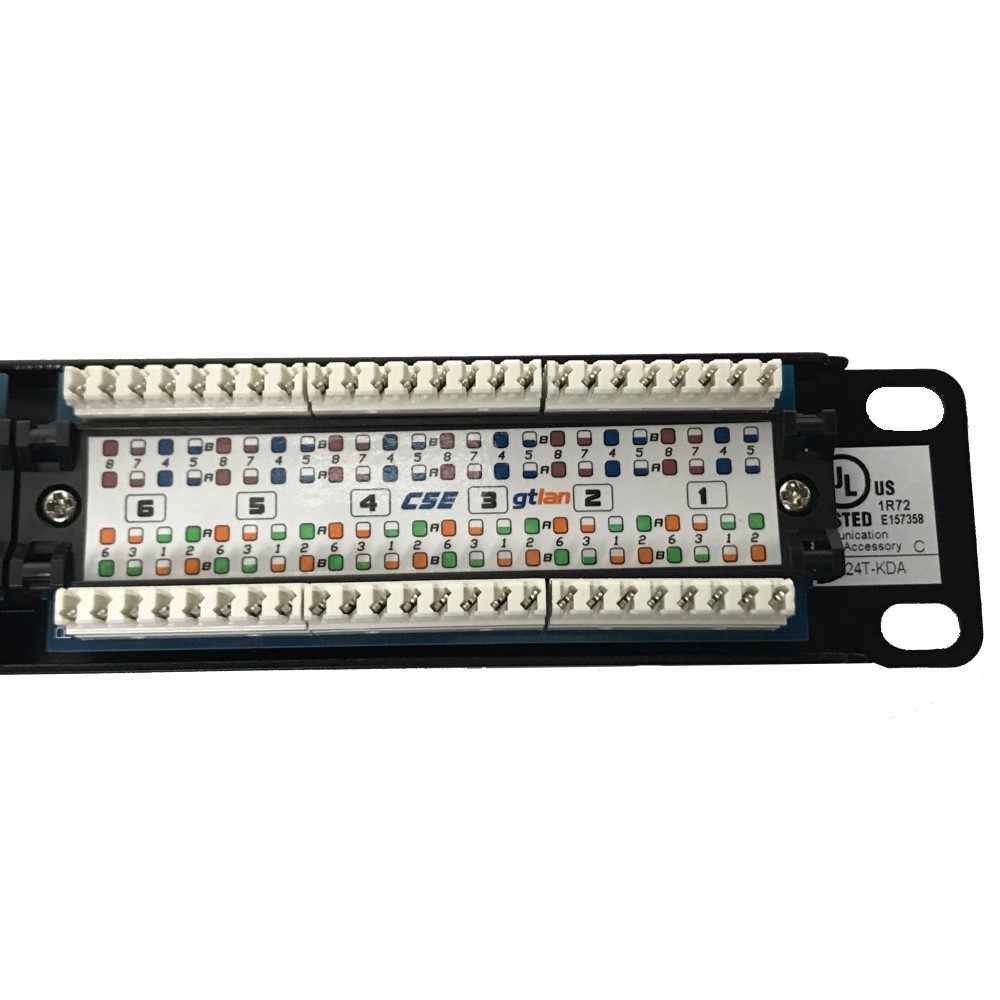 50PU5 PANEL 19&quot; 24 RJ45 UTP C-5 E T568A/B