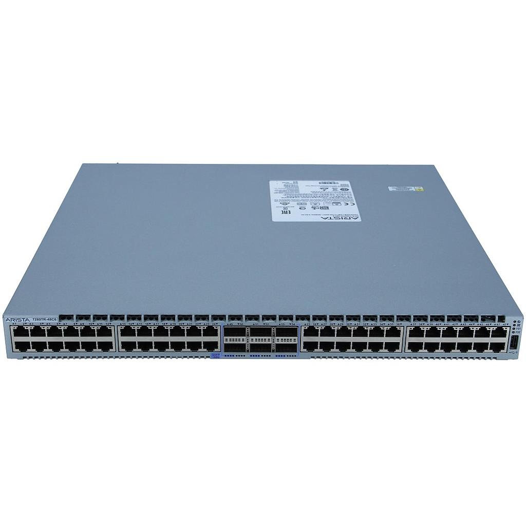 DCS-7280TR-48C6-F | Arista 7280TR 48x10G RJ-45 + 6x100G QSFP