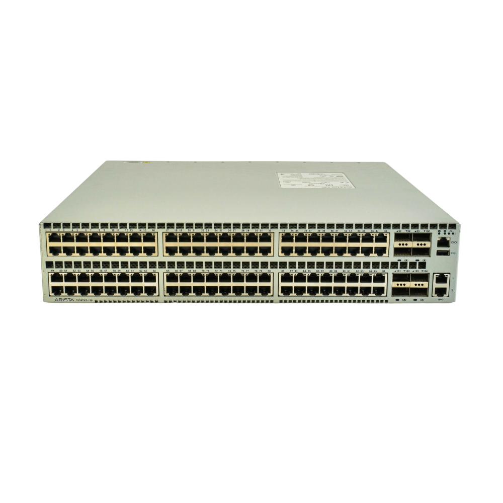 DCS-7050TX2-128-F | Arista 7050TX2 96x10GBASE-T + 8xQSFP+ F2R
