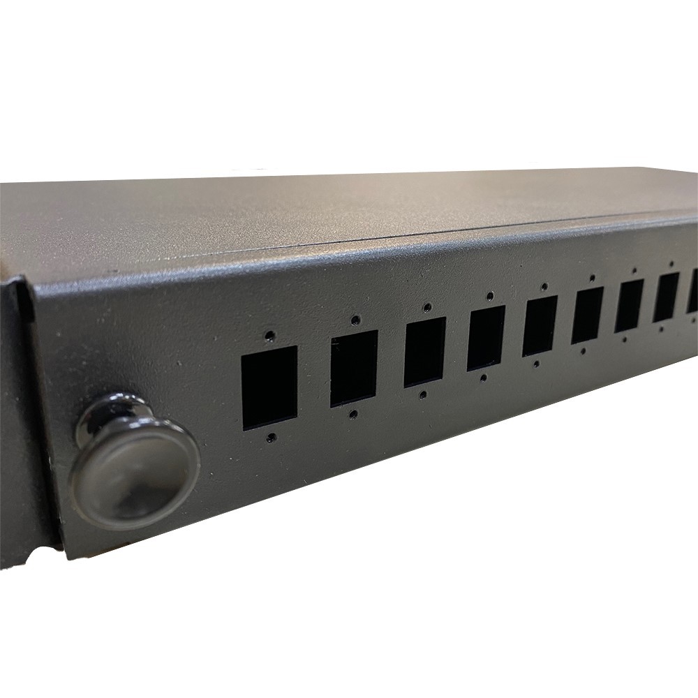 Bandeja 19” K-line para 24 SC simplex telescópica, sin accesorios