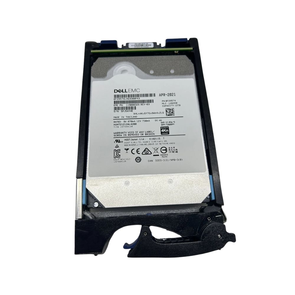 005053214 | EMC 12 TB 3,5" 12 Gb/s SAS 7,2 K con carro