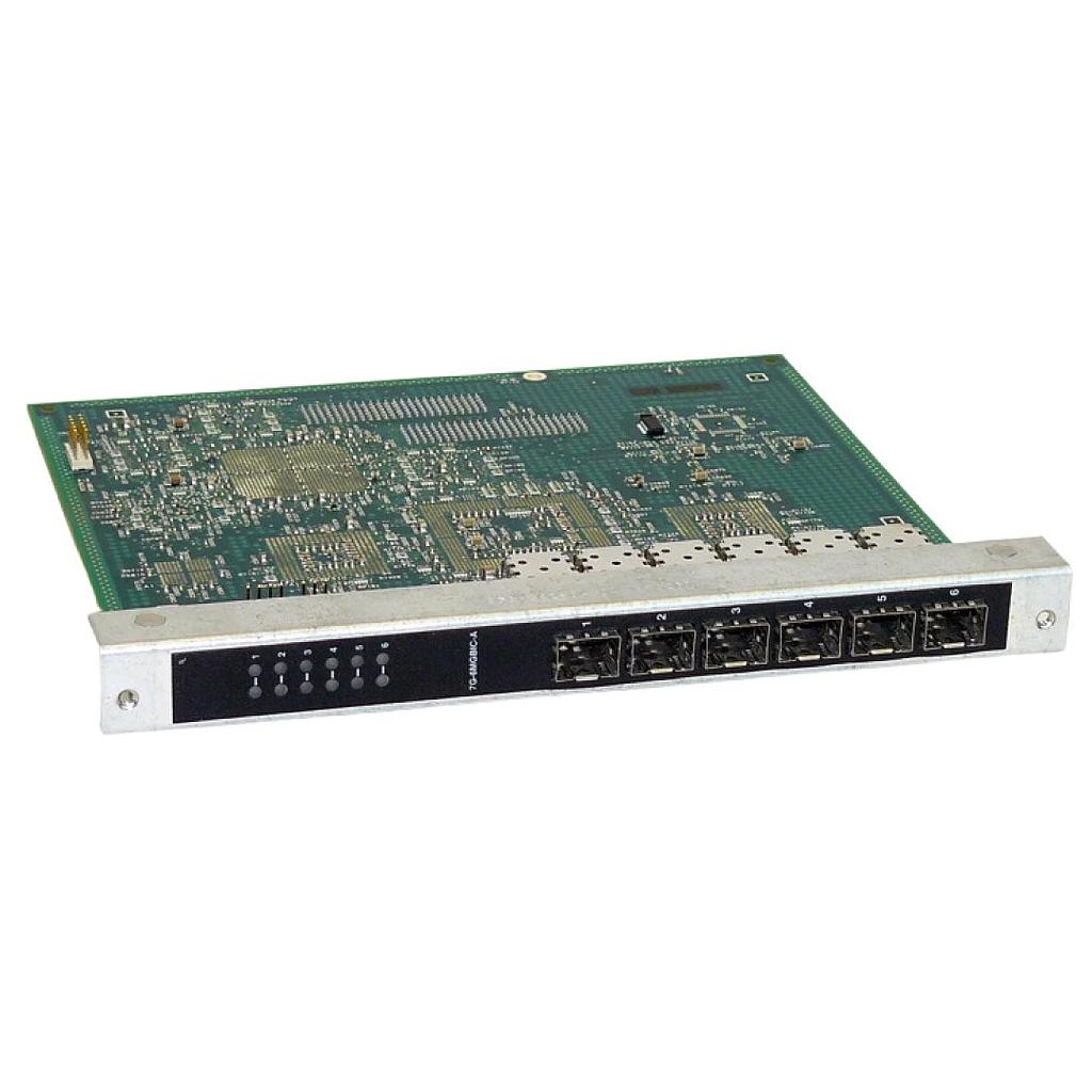 NEM with6 1000Base-X ports via mini-GBIC w/ 100FX MGBIC support