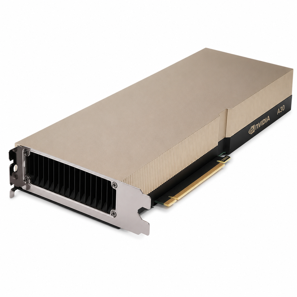 NVIDIA A30 Tensor Core GPU Accelerator 24GB HBM2 x16 PCIe Gen4 165W Passive DualSlot