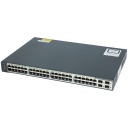 Cisco Catalyst 3750V2 Stackable 48 10/100Base-T PoE Ethernet ports & 4 SFP Uplink ports, IP Services software