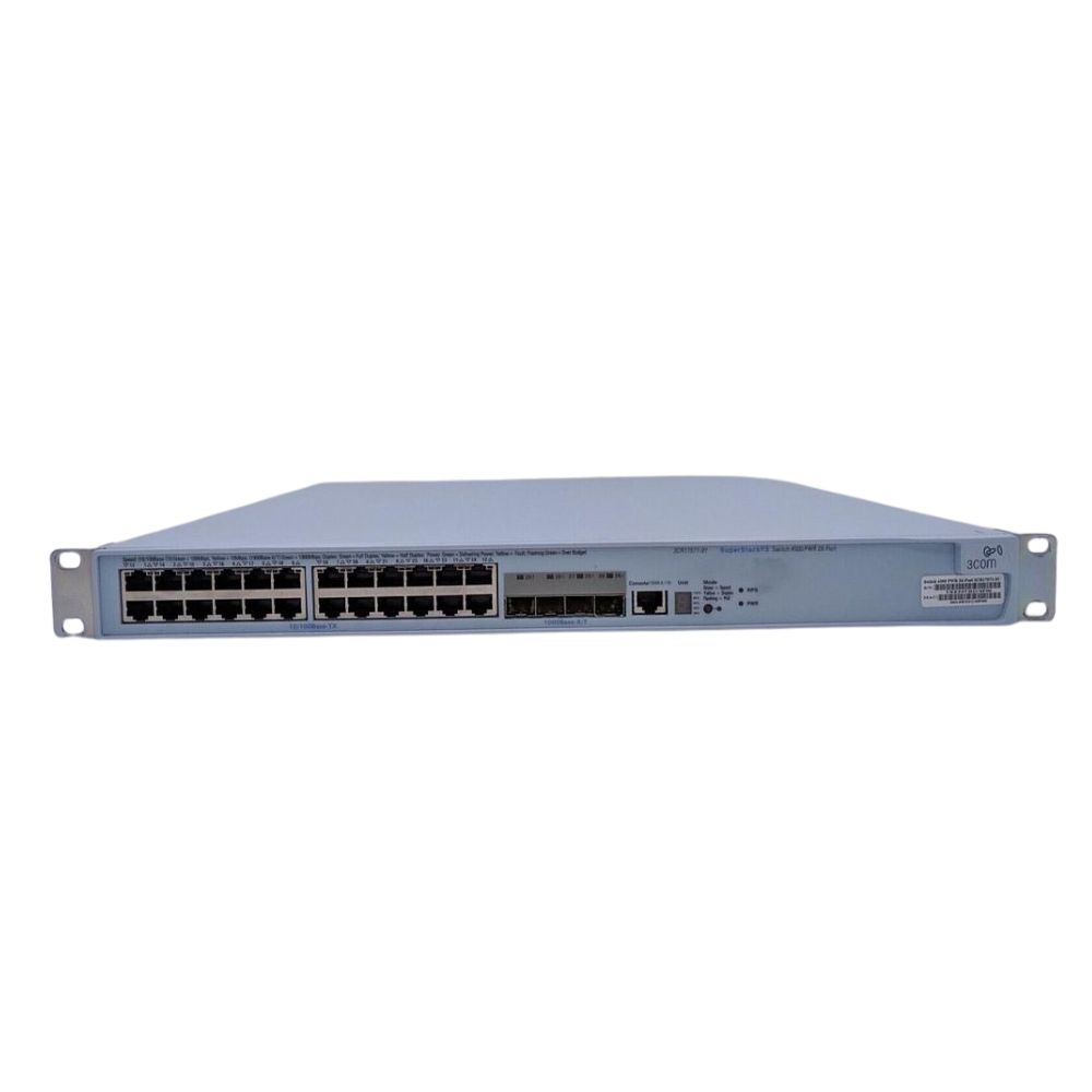 Conmutador 3COM Superstack 3 4500 PWR de 26 puertos