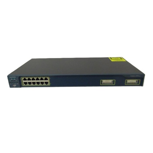 [WS-C2950G-12-EI] Cisco Catalyst 2950G 12 10/100 Ethernet ports & 2 1000BASE-X GBIC uplink ports, Enhanced Image software