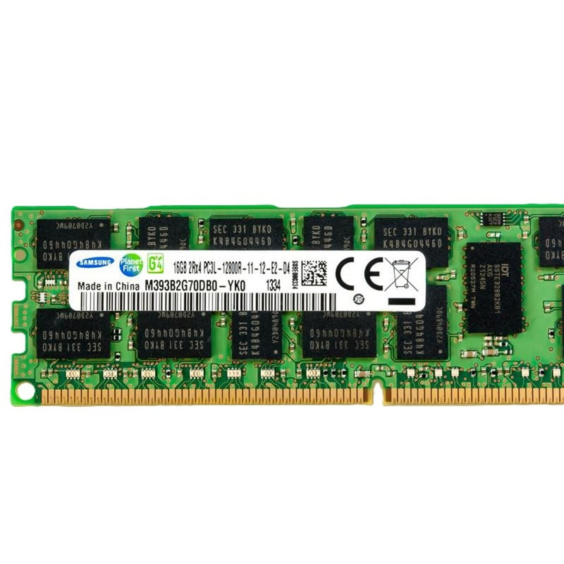 Samsung 16GB 2Rx4 PC3L-12800R (DDR3-1600) Registered CAS-11 Low Voltage Memory Kit