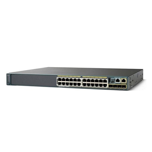 [WS-C2960S-24PS-L] Cisco Catalyst 2960S 24 10/100/1000 Ethernet PoE 370W, 4 x SFP LAN Base