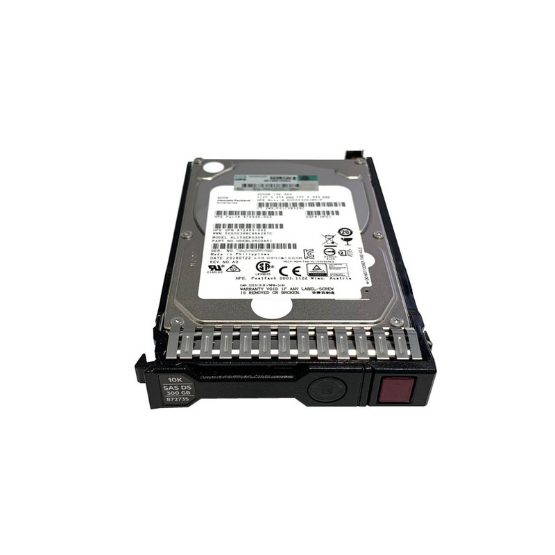 HPE 300GB 10K 2.5-inch SAS 12Gb/s Enterprise SC Digitally Signed Firmware HDD w/ caddy