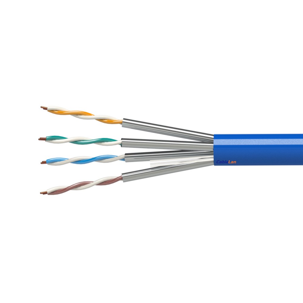 Cable interior rígido C-6A U/FTP, LSZH, Dca, caja 305 m