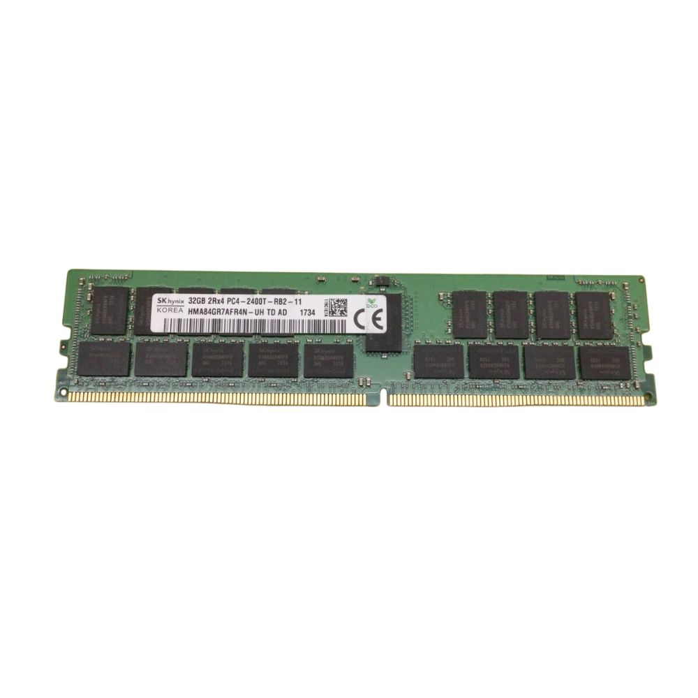 SK Hynix 32GB 2Rx4 PC4-19200T-R (DDR4-2400) Registered CAS-17 Memory Kit (HMA84GR7MFR4N-UH)