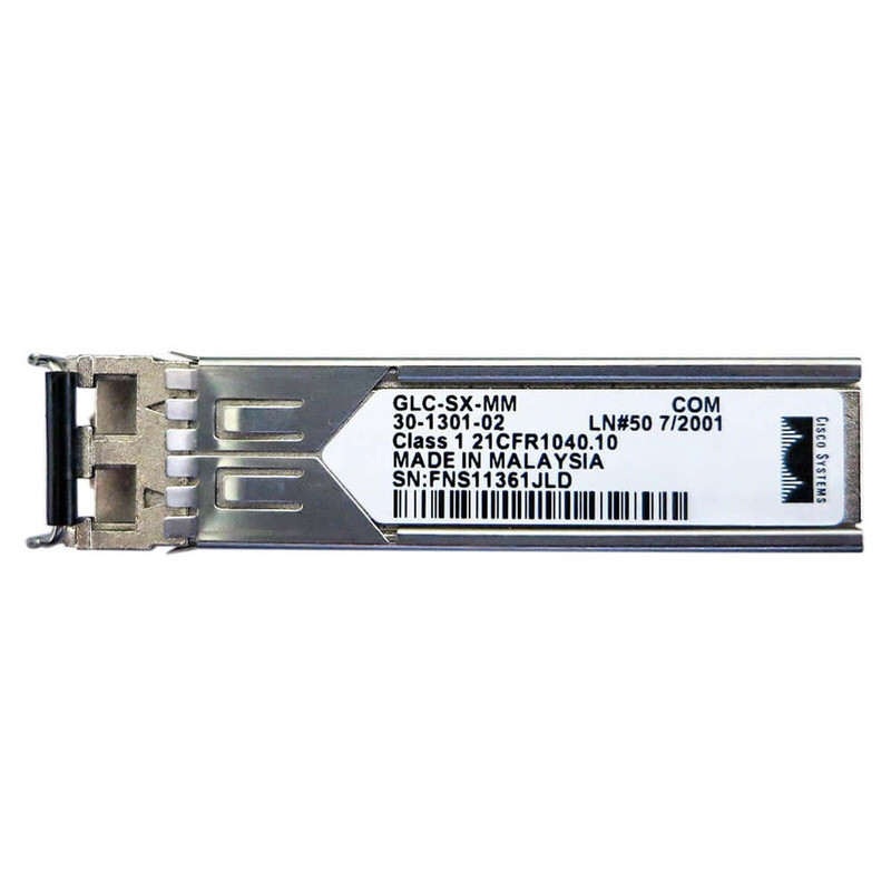 VST Verified Cisco 1000BASE-SX SFP transceiver module for MMF, 850-nm wavelength, commercial operating temperature range