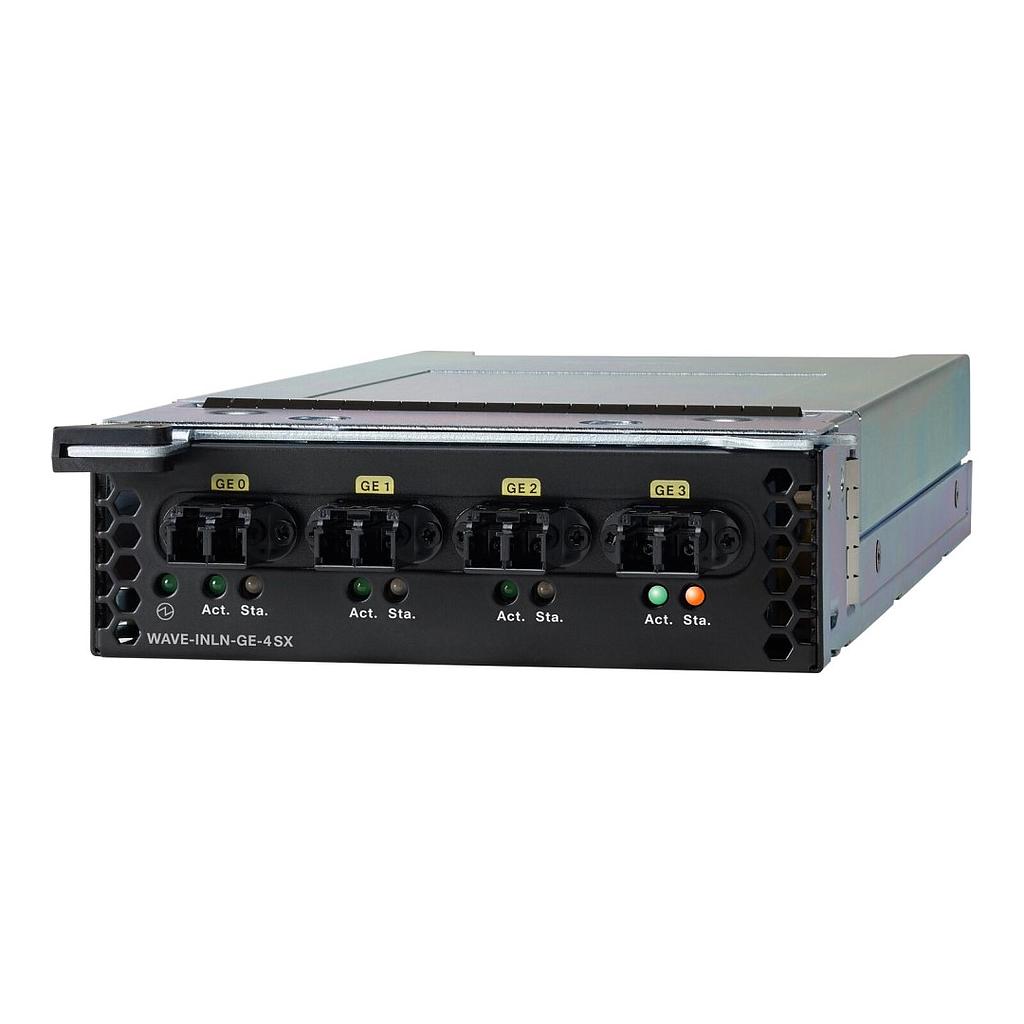 Cisco 4-port Gigabit Ethernet Fiber I/O Module for WAVE 7541, 7571, 8541