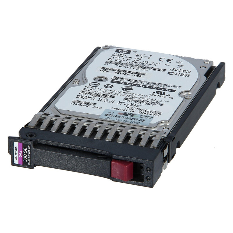 507127-B21 HP 300GB 6G SAS 10K rpm SFF (2.5-inch) Dual Port