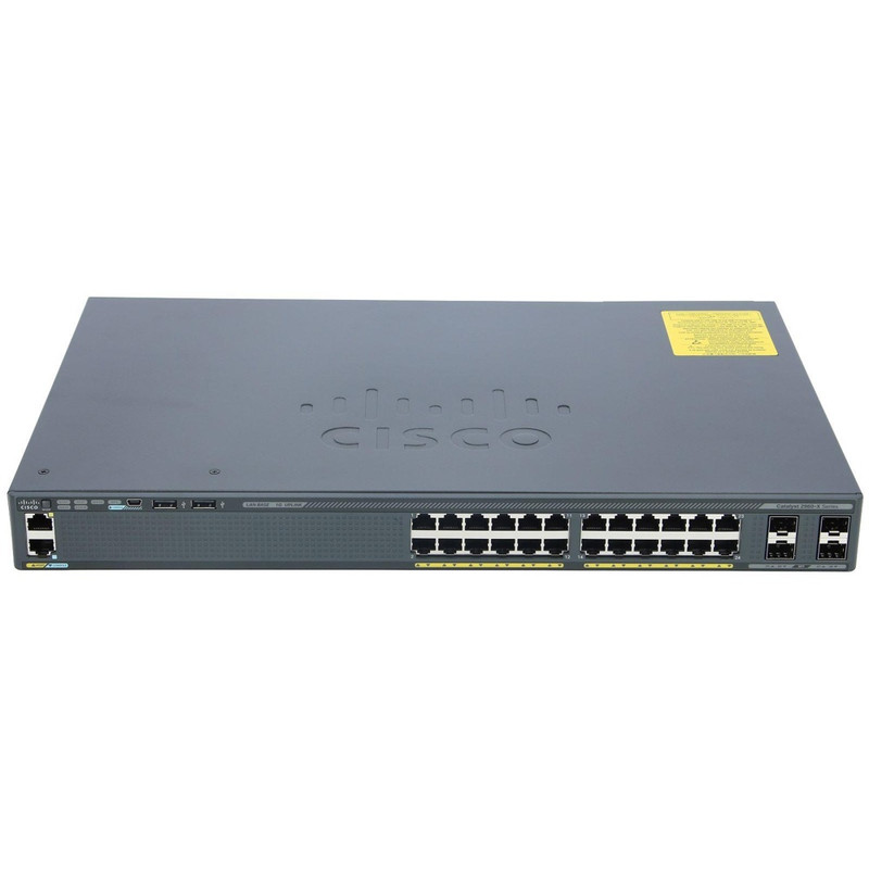 Cisco Catalyst 2960X 24 10/100/1000 ports and 4 SFP module slots LAN Base