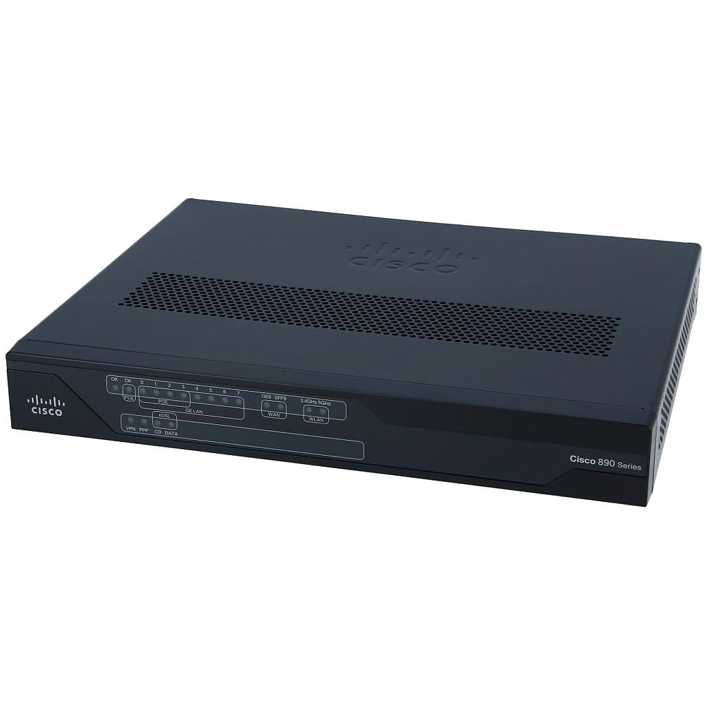 Cisco 897VA ISR Gigabit Ethernet security router with SFP and VDSL/ADSL2+ Annex M with Wireless