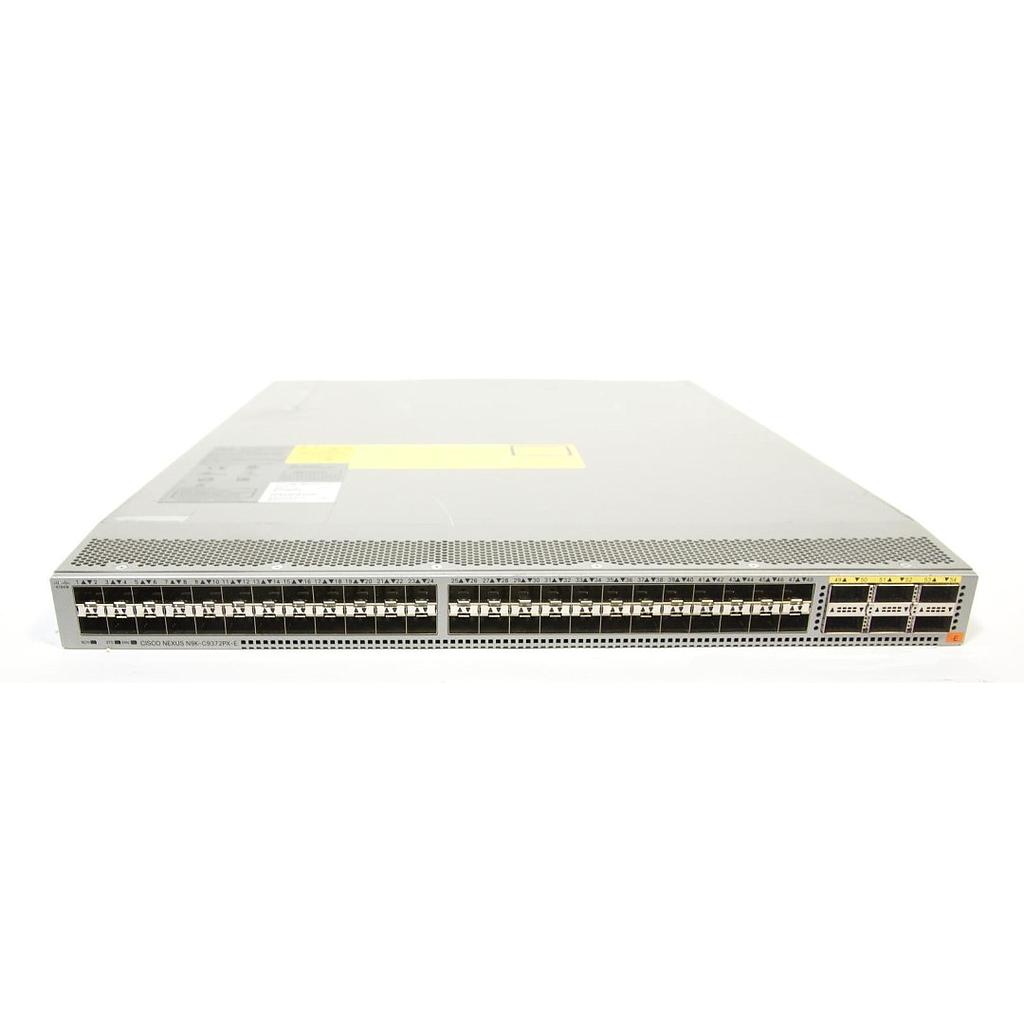 Cisco Nexus 9300 with 48p 1/10G SFP+ and 6p 40G QSFP+, Lan Base License