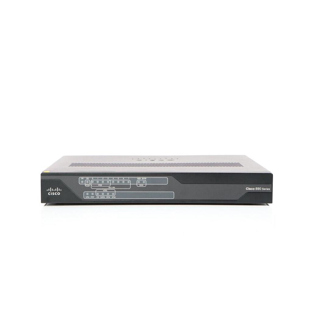 Cisco 898EA Gigabit Ethernet security router with SFP and 4 channel multimode G.SHDSL (EFM/ATM)