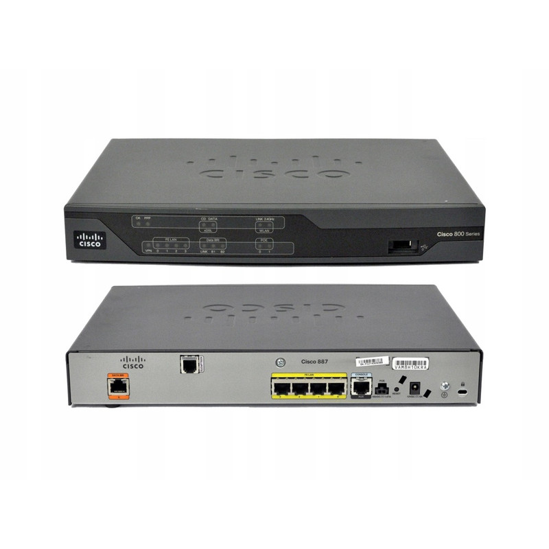 Cisco 887 ISR ADSL2/2+ Annex A Router with 3G