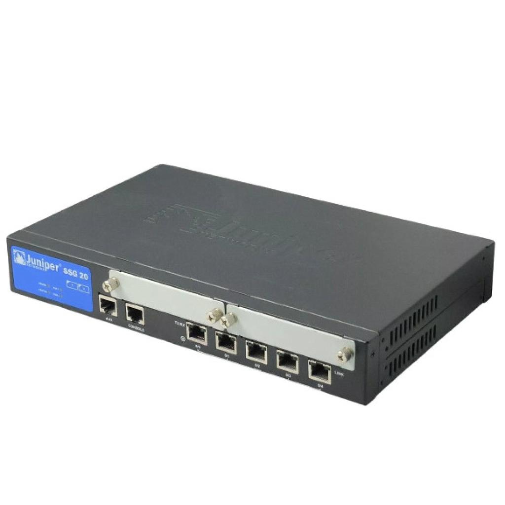 Juniper SSG 20 with 2 port Mini-PIM slots, 128 MB Memory Secure Services Gateway