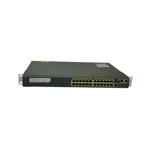 [WS-C2960-24-S] Cisco Catalyst 2960 24 10/100 Ethernet ports, LAN Lite software