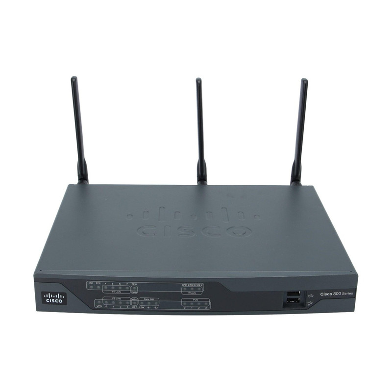 Cisco 892W ISR Gigabit Ethernet security router with 802.11n, ETSI compliant