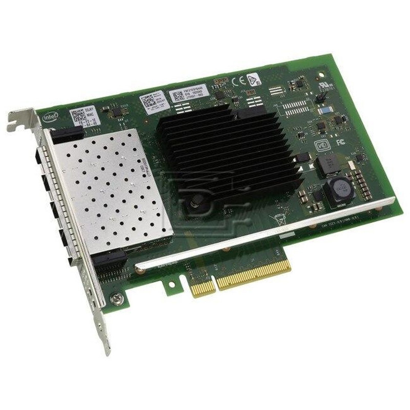 Dell Intel X710 CNA Quad Port 10Gb Direct Attach SFP+ PCI-e Converged Network Adapter - High Profile 