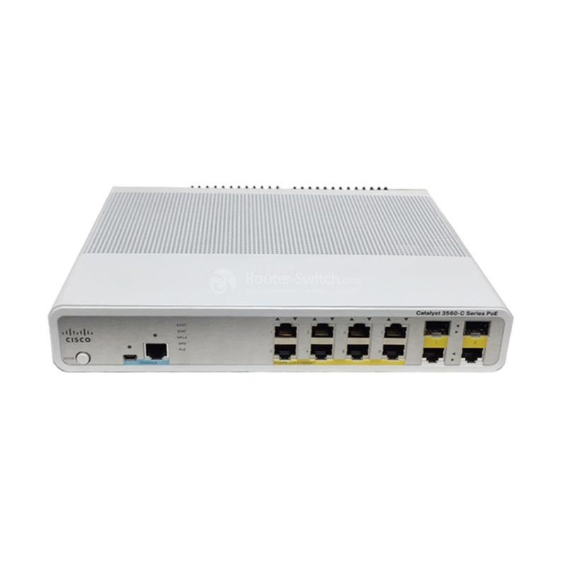 Cisco Catalyst 3560C Switch 8 FE PoE+, 2 x Dual Purpose Uplink, IP Base