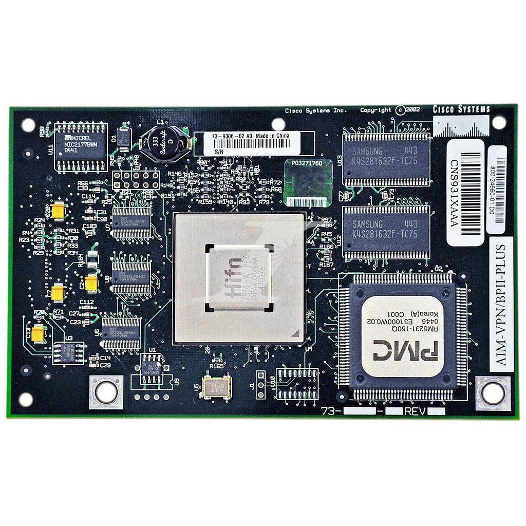 Cisco DES/3DES/AES VPN Encryption/Compression AIM - Base Performance