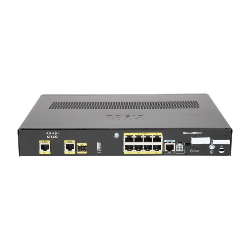 Cisco 892FSP ISR Gigabit Ethernet security router with SFP