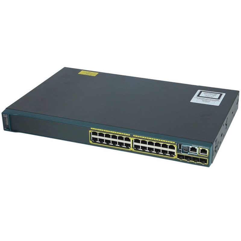 Cisco Catalyst 2960S 24 10/100/1000 Ethernet, 4 x SFP LAN Base