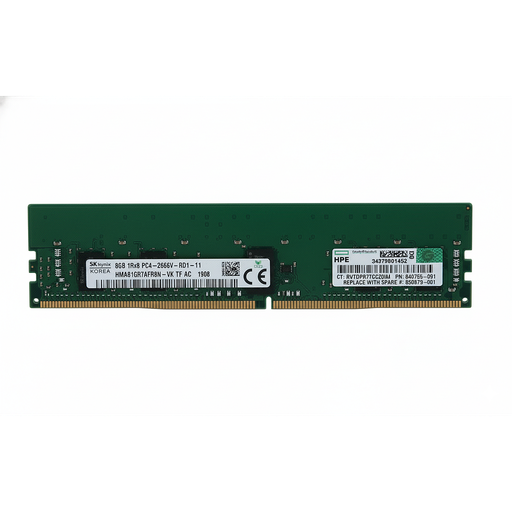 [815097-B21] HPE 8GB 1Rx8 PC4-21300V-R (DDR4-2666) Registered CAS-19 Memory Kit