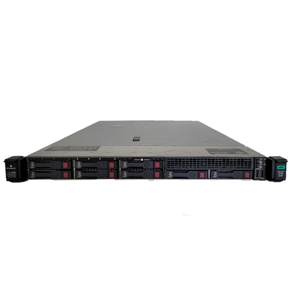 HPE ProLiant DL360 G10 8SFF CTO 1U; Embedded SW RAID S100i; HPE Embedded 1Gb Ethernet 4-port 331i Adapter; iLO Standard - 2nd Gen Processors
